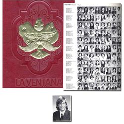 John Hinckley, Jr. 1974 Texas Tech University Yearbook -- With John Hinckley, Jr. on Page 482