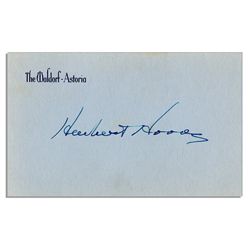 Herbert Hoover Signature