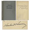 Image 1 : Herbert Hoover Signed First Printing of ''America's First Crusade''