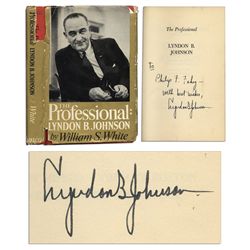 Lyndon B. Johnson Signed Book: ''The Professional''