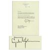 Image 1 : President Lyndon B. Johnson Typed Letter Signed -- ''I would be proud if...my land and my life has a