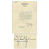 Image 1 : Lyndon B. Johnson 1954 Letter Signed as Senate Majority Leader Upon Senate Stationery -- ''...I hope