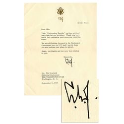 Lyndon B. Johnson Typed Letter Signed -- To Famous Cartoonist Gib Crockett