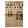 Image 1 : Historic ''The Dallas Morning News'' From Morning After JFK Assassination Stunned the World -- Headl