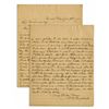 Image 1 : Lincoln Assassination Letter From Policeman Who Hunted Conspirators -- ''...I prefer not to place my