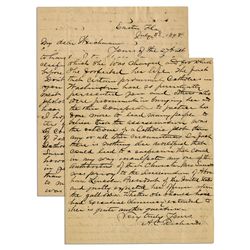 Eyewitness Letter to President Abraham Lincoln's Assassination -- ''...lead many people to believe t