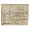 Image 1 : James Monroe Land Grant Signed as President in 1818