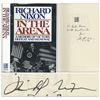 Image 1 : Richard Nixon Signs and Inscribes a First Edition of His Book ''In The Arena''