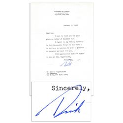 Richard Nixon 1968 Letter Signed Gearing Up for the Presidential Election -- ''...my schedule...is s