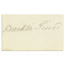 Franklin Pierce Signature