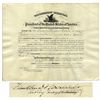 Image 1 : Franklin D. Roosevelt Rare Large Document Signed as Secretary of the Navy