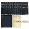 Image 1 : Signed as President, Theodore Roosevelt Signed Copy of His Complete Works -- 15 Volumes