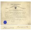 Image 1 : Theodore Roosevelt Document Signed as President
