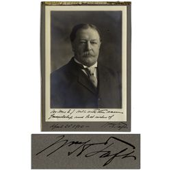 William Howard Taft Photo Signed