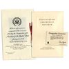 Image 1 : Harry Truman Inauguration Memorabilia From 1949 -- Invitation, Program and Seating Ticket