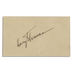 Harry Truman's Signature