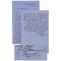 General Beauregard June 1864 Autograph Letter Signed With Additional AES -- ''...co-operate  with  G