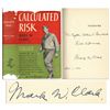 Image 1 : General Mark Clark Signed First Edition of ''Calculated Risk''