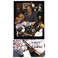 Mel Blanc Signed 8'' x 10'' Photo -- ''Eh - what's up...?''