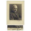 Image 1 : Photo Portrait of Mt. Rushmore Designer Gutzon Borglum Signed