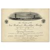 Image 1 : Invitation to the Brooklyn Bridge Opening Ceremony -- Near Fine & Printed by Tiffany & Co.