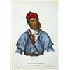 Image 1 : Excellent McKenney Hall Color Print From 1872 -- ''Uchee Warrior Timpoochee Barnard''