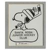 Image 1 : Pair of Charles Schulz Drawings of Snoopy -- Custom Made For an Event in Schulz City of Residence, S