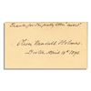 Image 1 : Famed Fireside Poet Oliver Wendell Holmes Signed Card