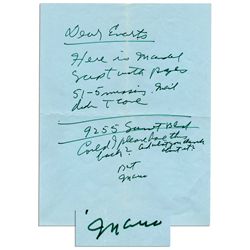 Mario Puzo Autograph Letter Signed -- ''Godfather'' Author Asks His Literary Agent for Comments on a