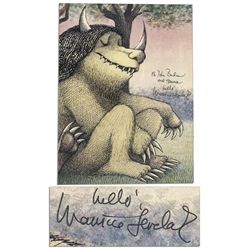 Maurice Sendak ''Where The Wild Things Are'' Signed Page