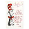 Image 1 : Dr. Seuss Autograph Letter Signed -- ''...When things get a bit more un-gerunularized...''
