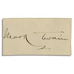 Nice Mark Twain Signature