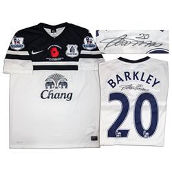 Ross Barkley Match Worn Everton Football Shirt Signed