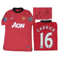 Michael Carrick Manchester United Match Worn Shirt Signed