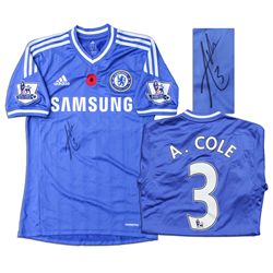 Ashley Cole Chelsea Football Shirt Signed