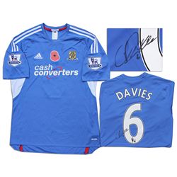 Curtis Davies Match Worn Hull City Football Shirt Signed