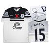 Image 1 : Sylvain Distin Match Worn Everton Football Shirt Signed