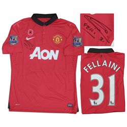 Marouane Fellaini Match Worn Soccer Jersey Signed