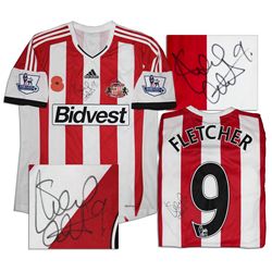 Steven Fletcher Match Worn Sunderland Football Shirt Signed