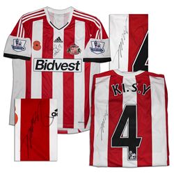 Ki Sung-Yueng Match Worn Sunderland Football Shirt Signed