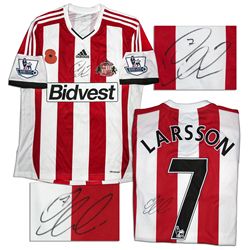 Seb Larsson Match Worn Football Shirt Signed