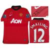 Image 1 : Smalling Match Worn & Signed Manchester United Football Shirt