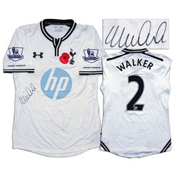 Kyle Walker Match Worn Tottenham Hotspur Match Worn Shirt Signed