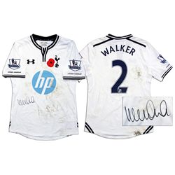 Kyle Walker Match Worn Tottenham Hotspur Match Worn Shirt Signed