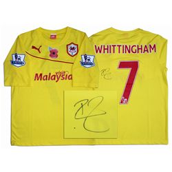 Peter Whittingham Match Worn Cardiff City Football Shirt Signed