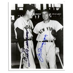 Joe DiMaggio and Ted Williams 8'' x 10'' Signed Photo -- With PSA/DNA COA