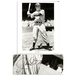 Joe DiMaggio 8'' x 10'' Signed Photo in His Yankee Pinstripes -- With JSA COA