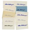 Image 1 : Lot of 10 Index Cards Signed by HOFer Charles Gehringer