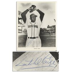 HOFer Satchel Paige 8'' x 10'' Photo Signed