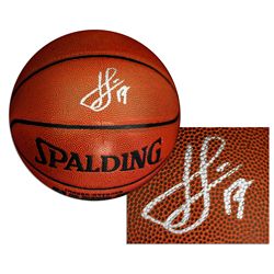 Jeremy Lin Signed Basketball -- With JSA COA